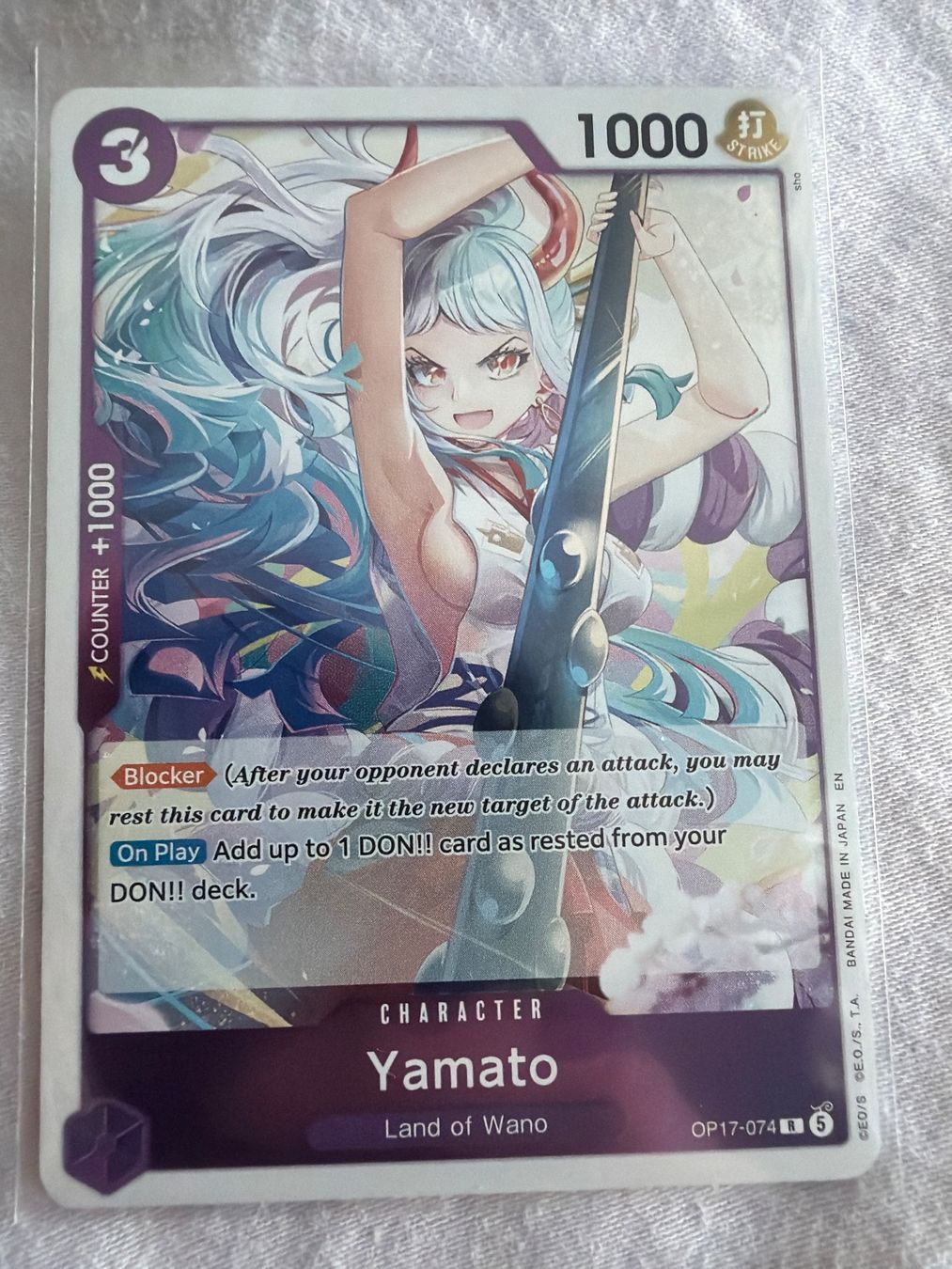 Bandai Sammelbilder & Trading cards: OP17-074 Yamato – Neu (gemäss Beschreibung) aus Gossau SG von Makijali