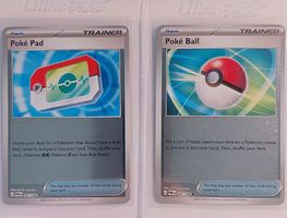 ab 1 2x Pokemon Poké Pad Poké Ball REV HOLO POR Karten WOW!