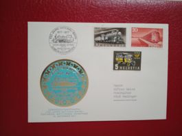 Sonderbrief Sonderdatenstempel 100 Jahre Nationalbahn 1977