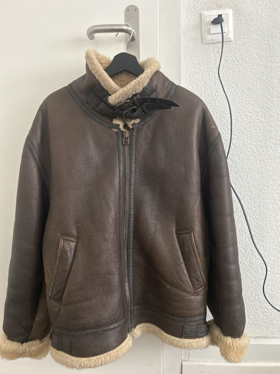 Giacche: Leather Bomber Jacket – Usato da Zürich venduto da redcoatcuntmovie 1
