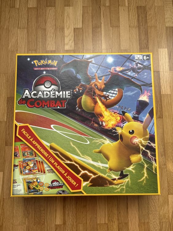 Pokémon JCC Académie De Combat - Decks Pyrobut-V, Pikachu-V Et Évoli-V - Dès 6 Ans