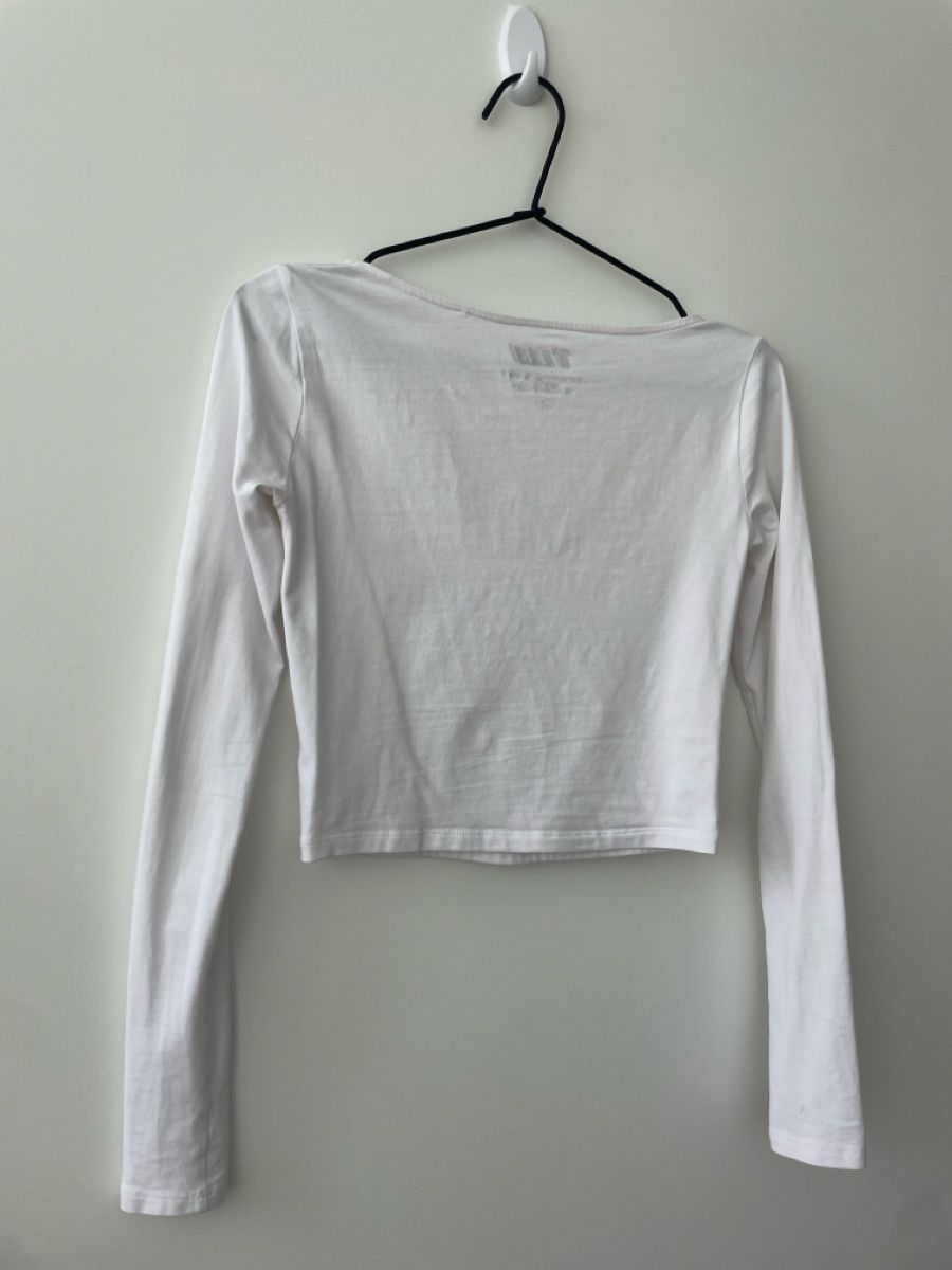 Tally Weijl Tops: Basic Langarm Oberteil weiss Grösse S – Gebraucht aus Menziken von belle.etz 1