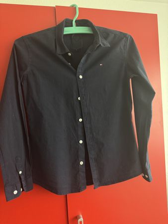 Tommy Hilfiger Hemd, Gr. 164, Dunkelblau, Top Zustand!