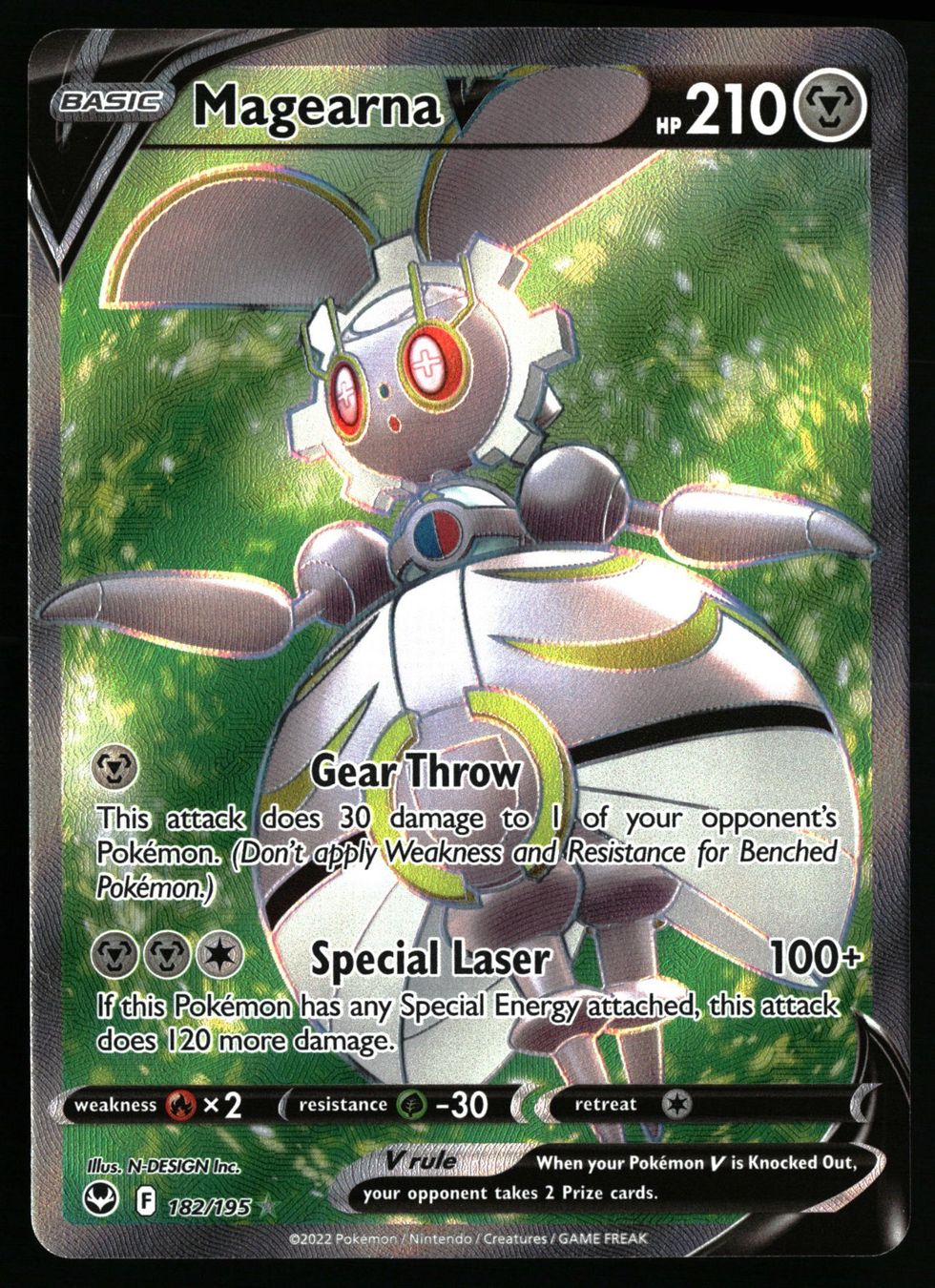 Pokémon Carte collezionabili: Magearna V #182 Pokemon Silver Tempest – Usato da Feuerthalen venduto da Plazatoys