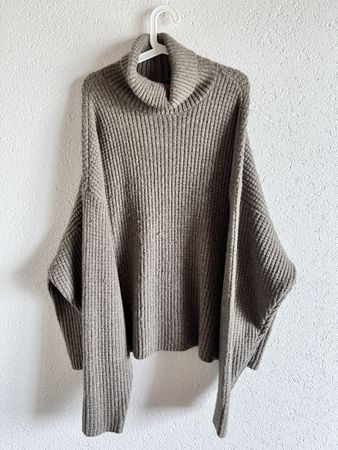 Essentials Strickpullover, Oversized, Rollkragen, Gr. L 50