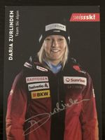 Autogrammkarte Daria Zurlinden Swiss Ski signiert