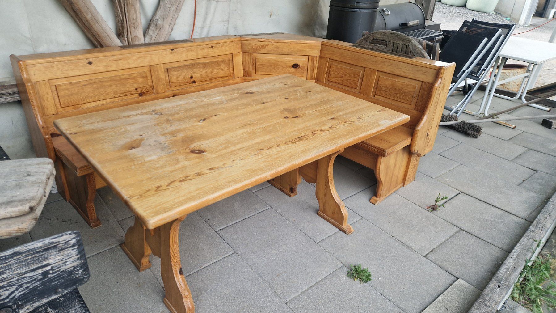 Tavoli: Rustikaler Massivholztisch – Usato da Altendorf venduto da Endlesssummer03