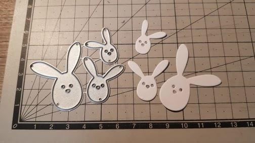 Schablonen: HASEN OSTERN STANZSCHABLONE – Neu und originalverpackt aus Affoltern am Albis von scrapbooking 2