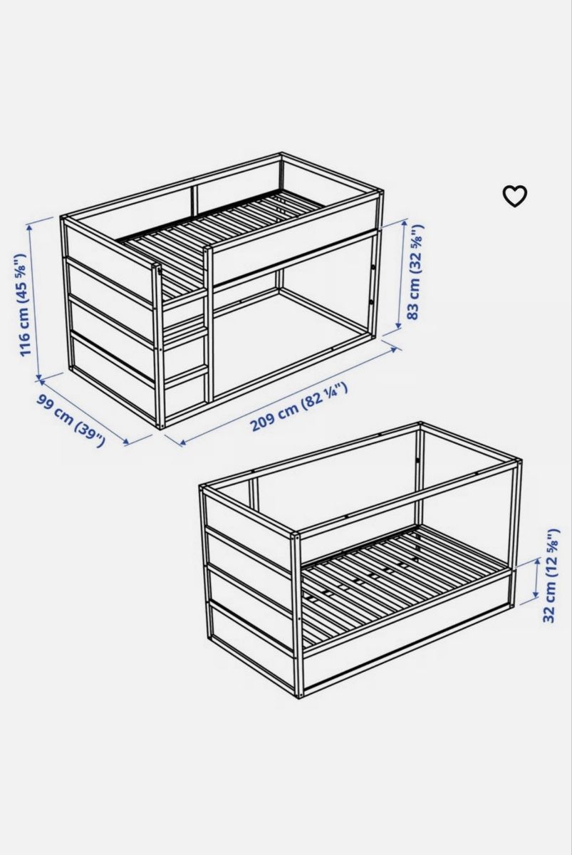 Ikea Letti: Hochbett Kura Ikea – Usato da Effretikon venduto da Happy0Feet 2