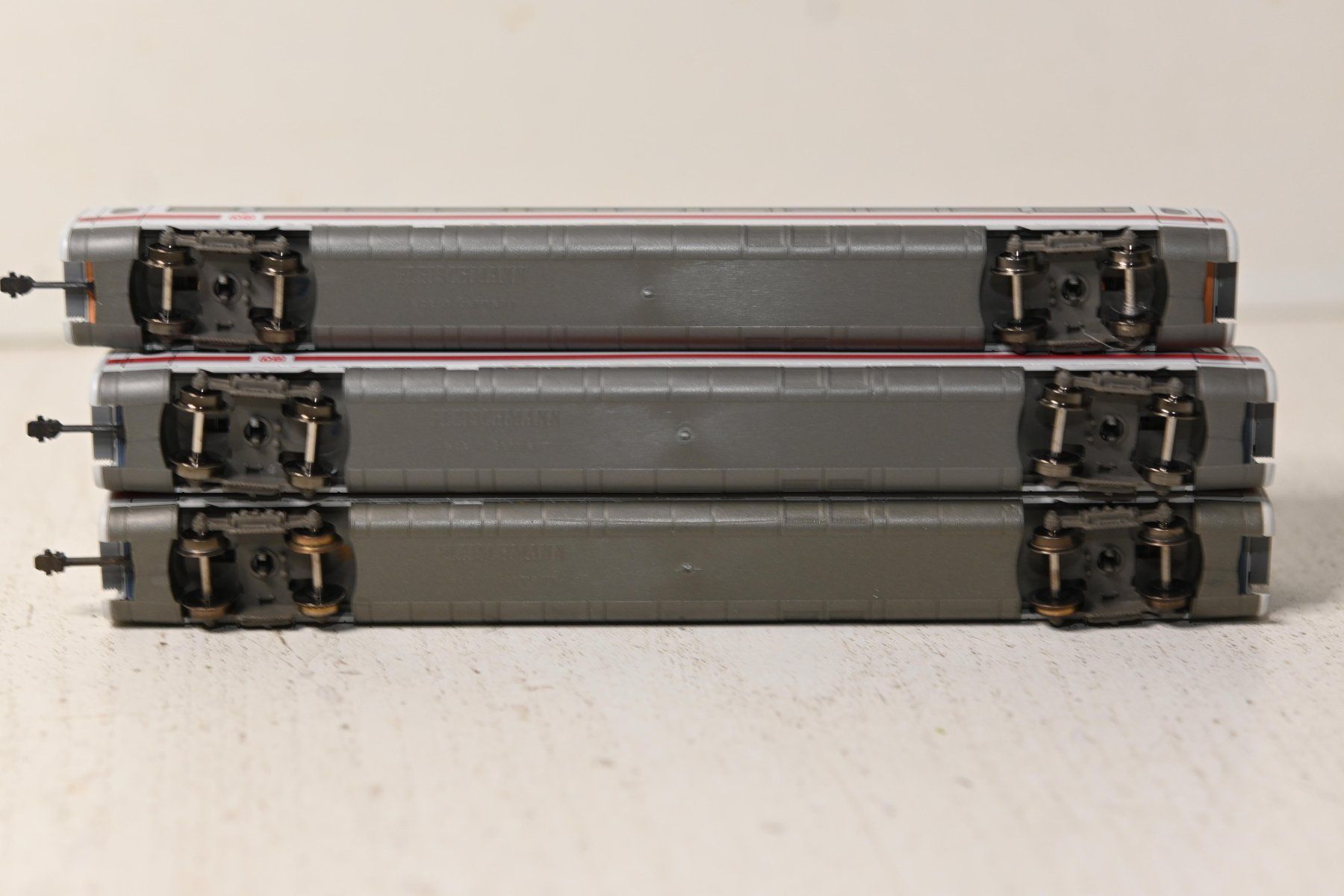 Fleischmann Modellini di ferrovie: IC DB 3 teilig Fleischmann Spur N mit OVP – Usato da Laupen ZH venduto da Zmoewe 6