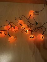 Halloween Kürbis Lichterkette - Gruselige Deko für Innen!