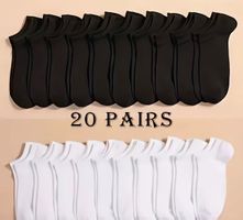 20 x Sneaker-Socken-Bootssocken- Einheitsgrösse 36-40