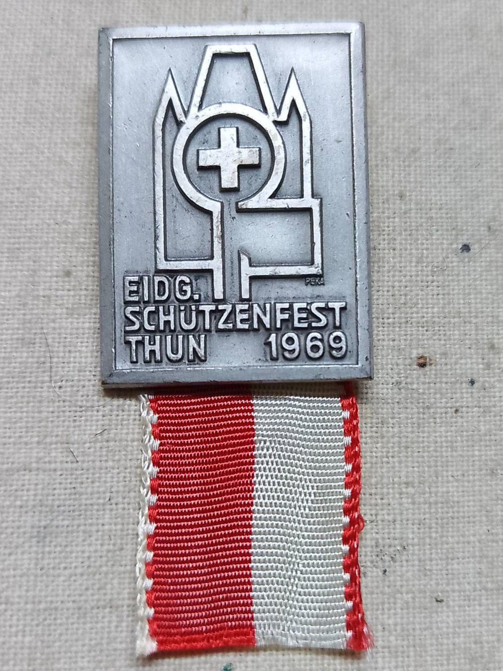 Medaillen: Thun - "Eidg. Schützenfest Thun 1969" – Gebraucht aus Sorengo von 74in