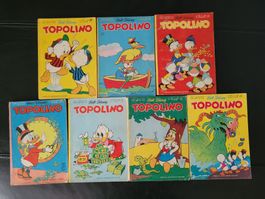7 x Walt Disney Topolino Comics Konvolut - italienisch