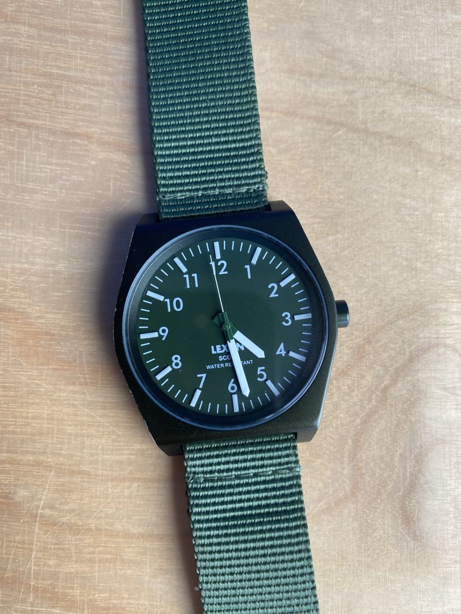 Orologi: Lexon Scout Armbanduhr Grün – Usato da Stäfa venduto da Clandestino04