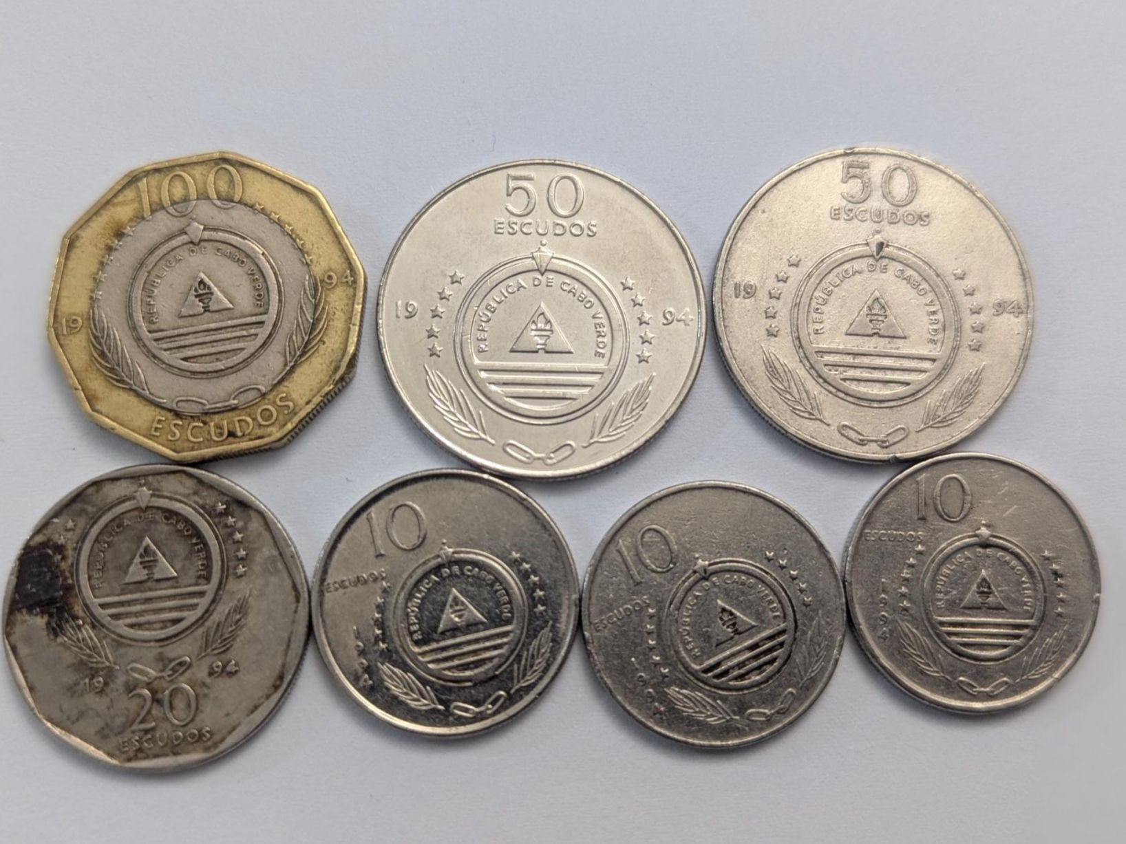 Tutti le monete: Cabo Verde circulating coins,delivery mi September – Usato da Porrentruy venduto da jmbechir 1