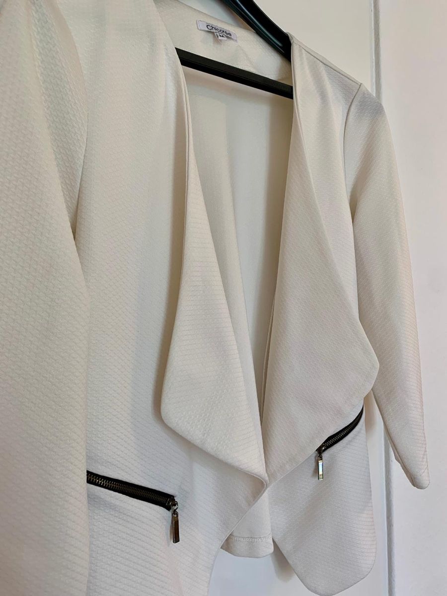 Giacche: Sommerlicher Blazer Chicorée, weiss, Grösse M – Usato da Biel/Bienne venduto da SandraDG 2