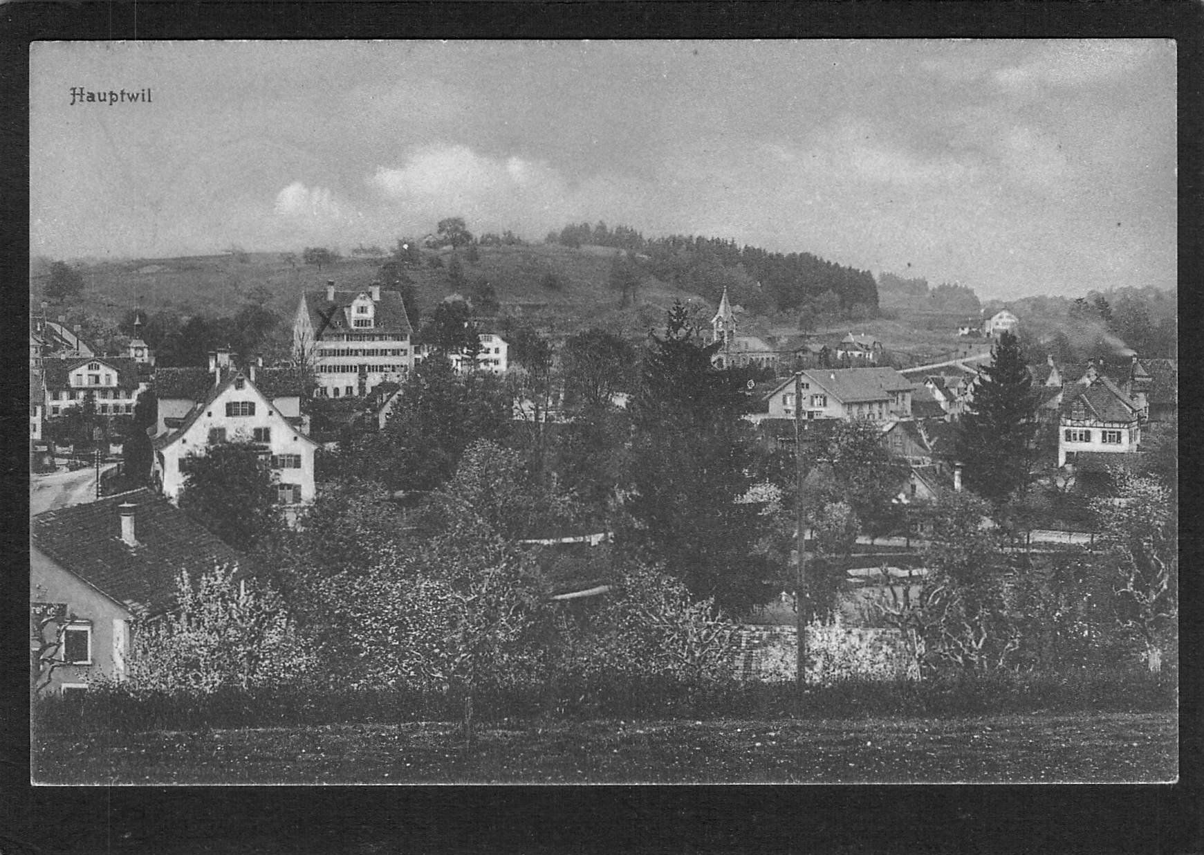 Ansichtskarten: #Hauptwil TG , gel. 1923 – Gebraucht aus Reichenburg von Pipo-67