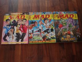 3 spezielle MAD Comic Hefte das intelligentigste Magazin