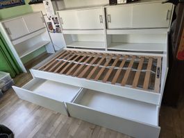 Parisot Snoop Stauraumbett 2572 mit 3 Regalen