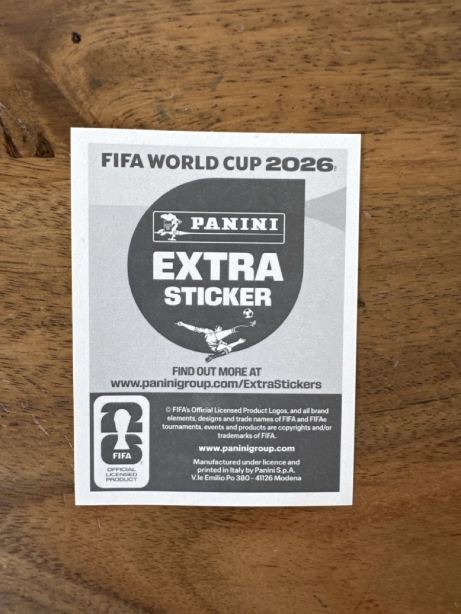Panini Carte collezionabili: WM 2026 Panini - Extra Sticker - Christian Pulisic - Regular – Nuovo (secondo la descrizione) da Pfaffhausen venduto da topitopi 1