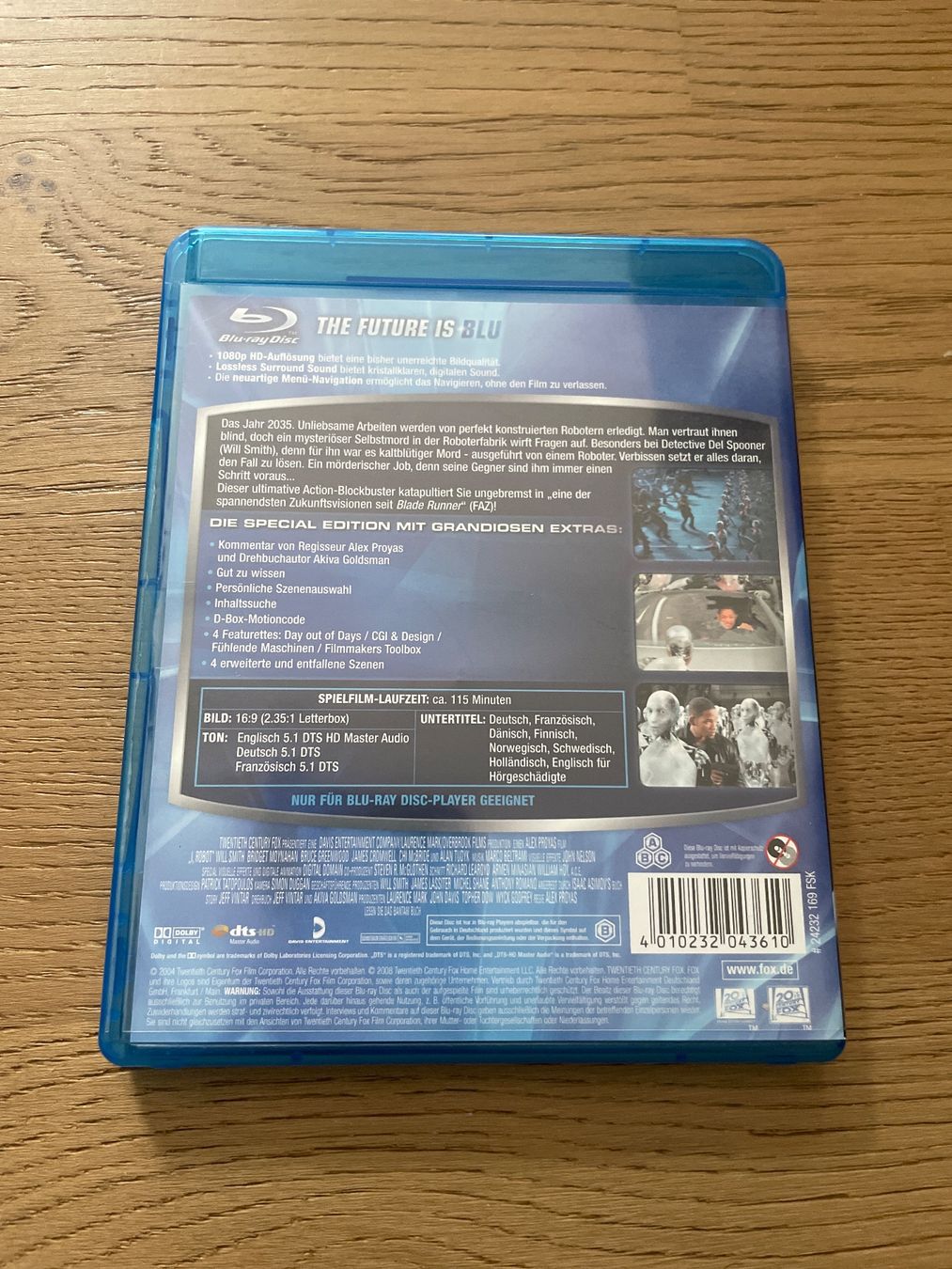 Tutti i DVDs: I Robot Blue-Ray – Usato da Sargans venduto da Didis 1