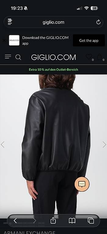 Armani Jacken: Armani Exchange Lederjacke  Schwarz – Gebraucht aus Zürich von ser_6vm2 4