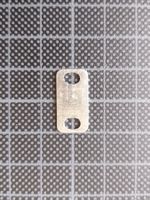 Plättchen für Schulterpatte Nummer, eckig, V1
