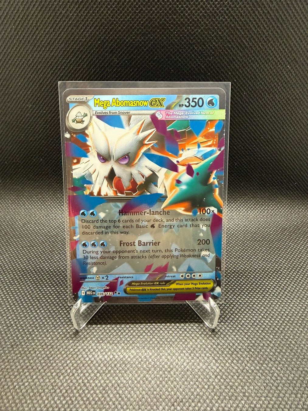 Pokémon Cartes à collectionner: Pokemon Mega Evolution Mega Abomasnow ex 036/132 – D'occasion à Horn par Chilldone