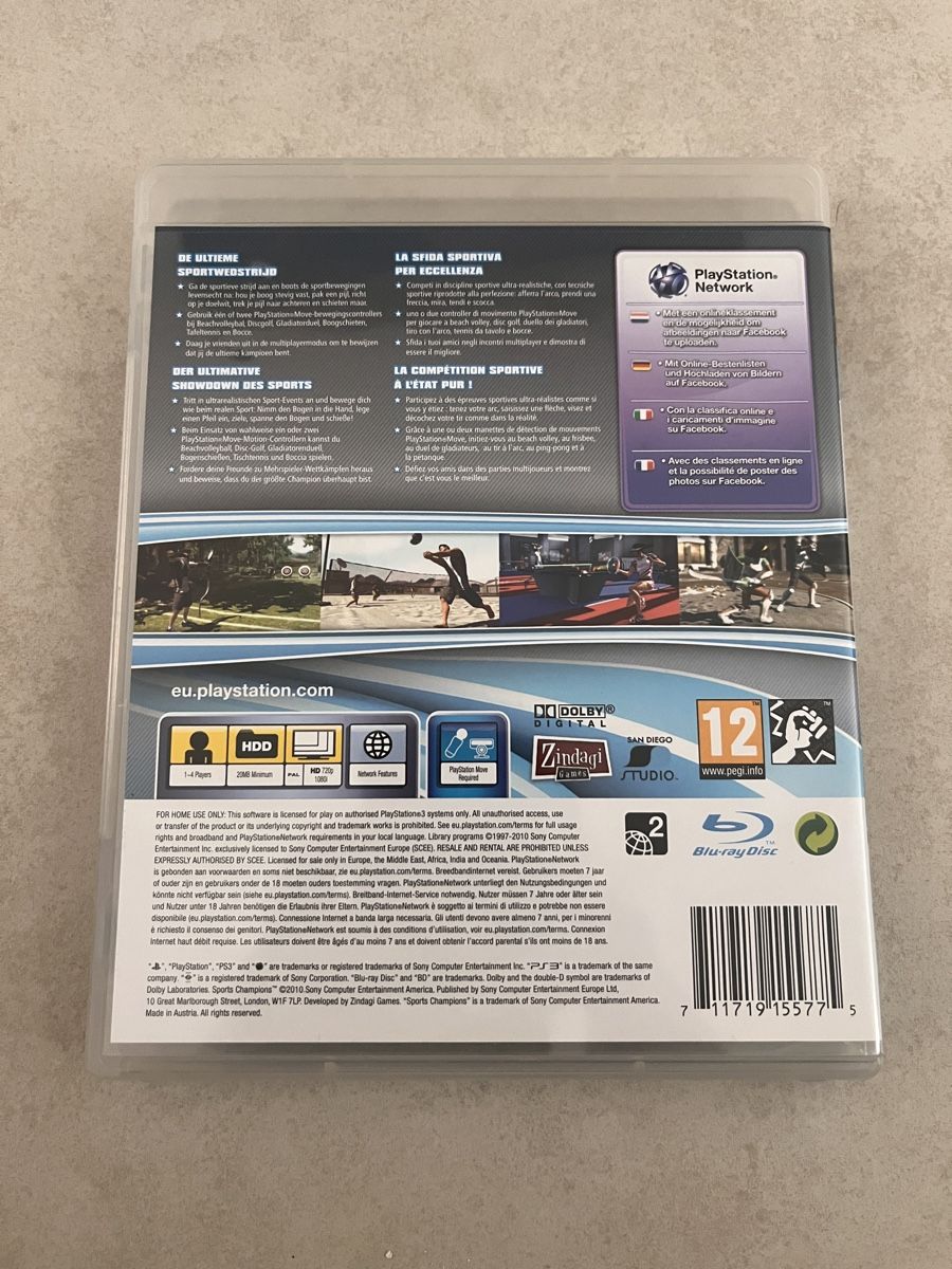 Sony Spiele: Sports Champions Move PS3 – Gebraucht aus Suhr von SchnapperCH 1