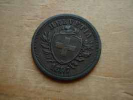 (W5) 1 Rappen 1897