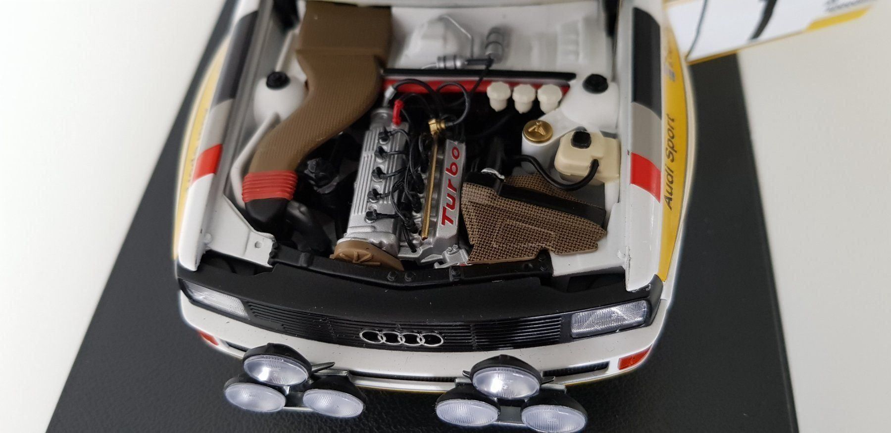 1:18 AUTOART AUDI Sport Quattro S1 Rally San Remo 1985 Winner Röhrl #5