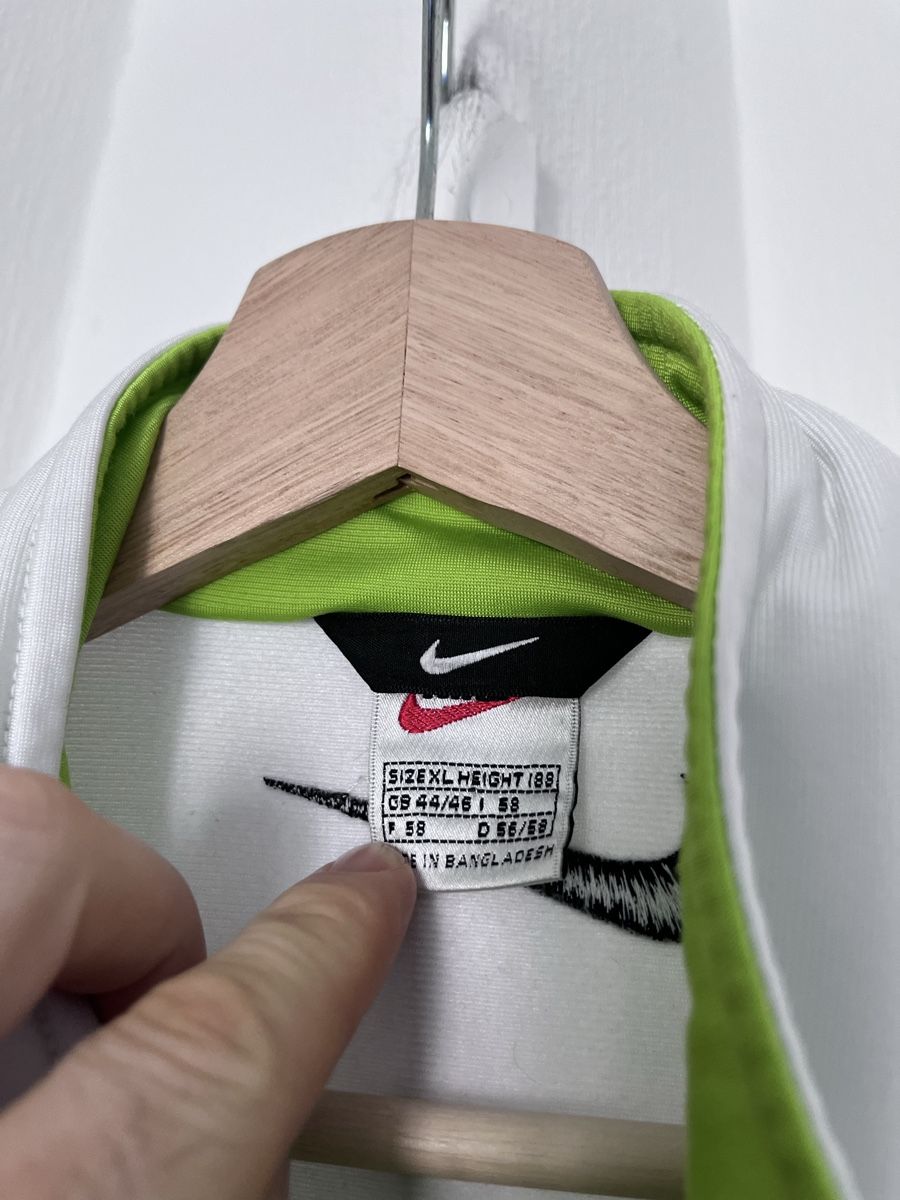 Nike Giacche: Vintage White Nike Track Jacket - Size XL  – Usato da Lausanne venduto da Danash 3