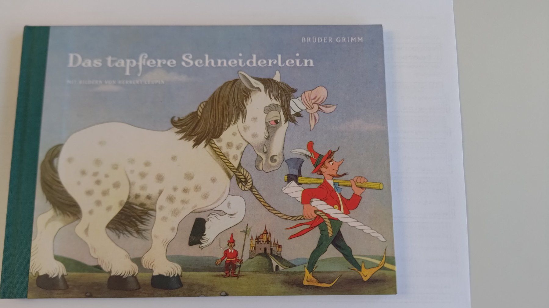 Libri: Das tapfere Schneiderlein mit Bildern von Herbert Leupin – Nuovo (secondo la descrizione) da Zug venduto da roche72