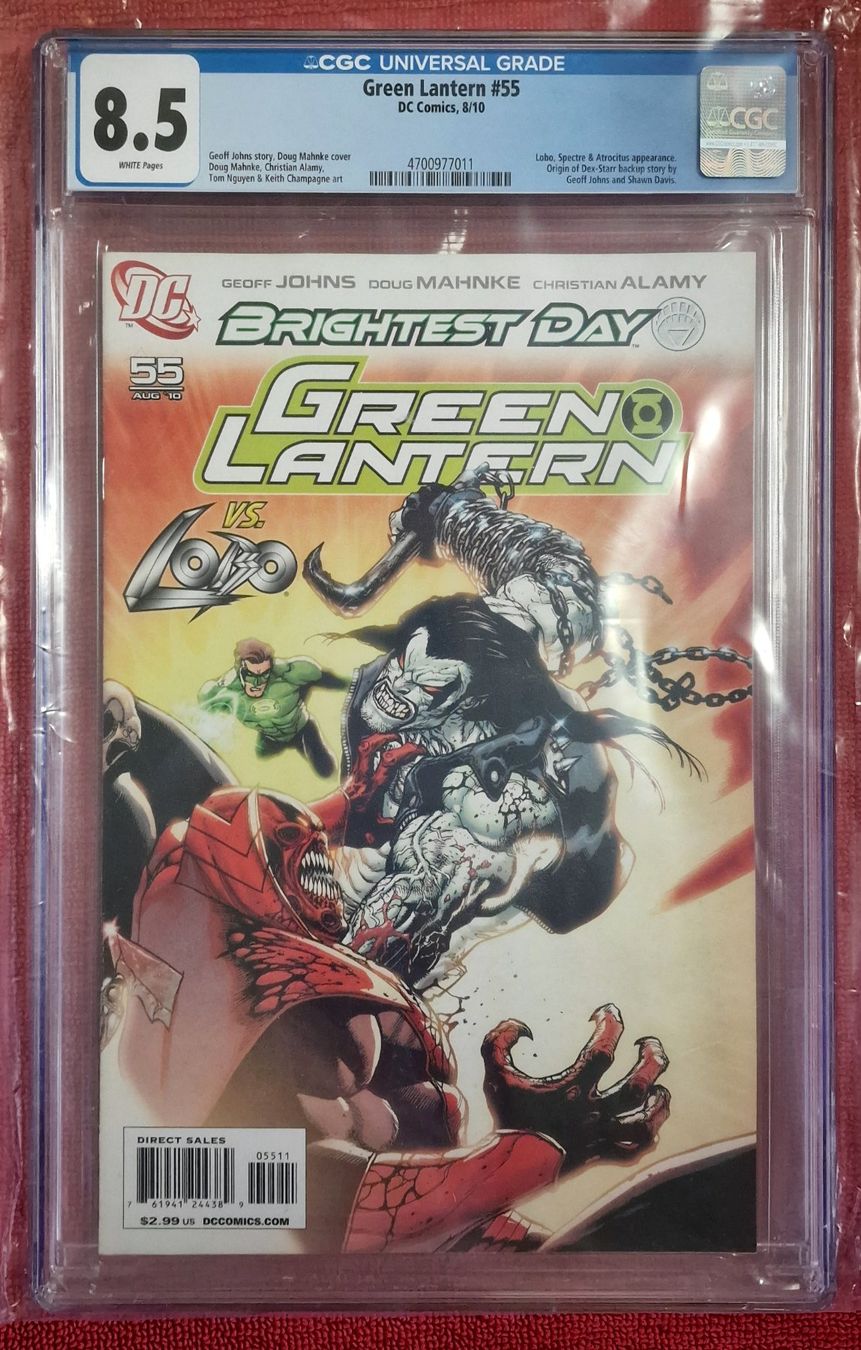 Fumetti: Green Lantern #55, limit. Lobo Cover, 2010, CGC Grading 8.5 – Usato da Basel venduto da phi_8xhm