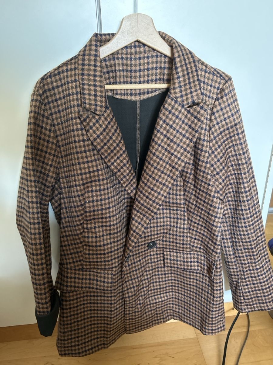 Giacche: Blazer Karomuster Braun/Navy Grösse 38 neu – Nuovo (secondo la descrizione) da Steinhausen venduto da roe_nj9s