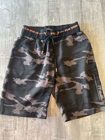 Shorts Vintage Denim Tarnmuster Grösse S NEU