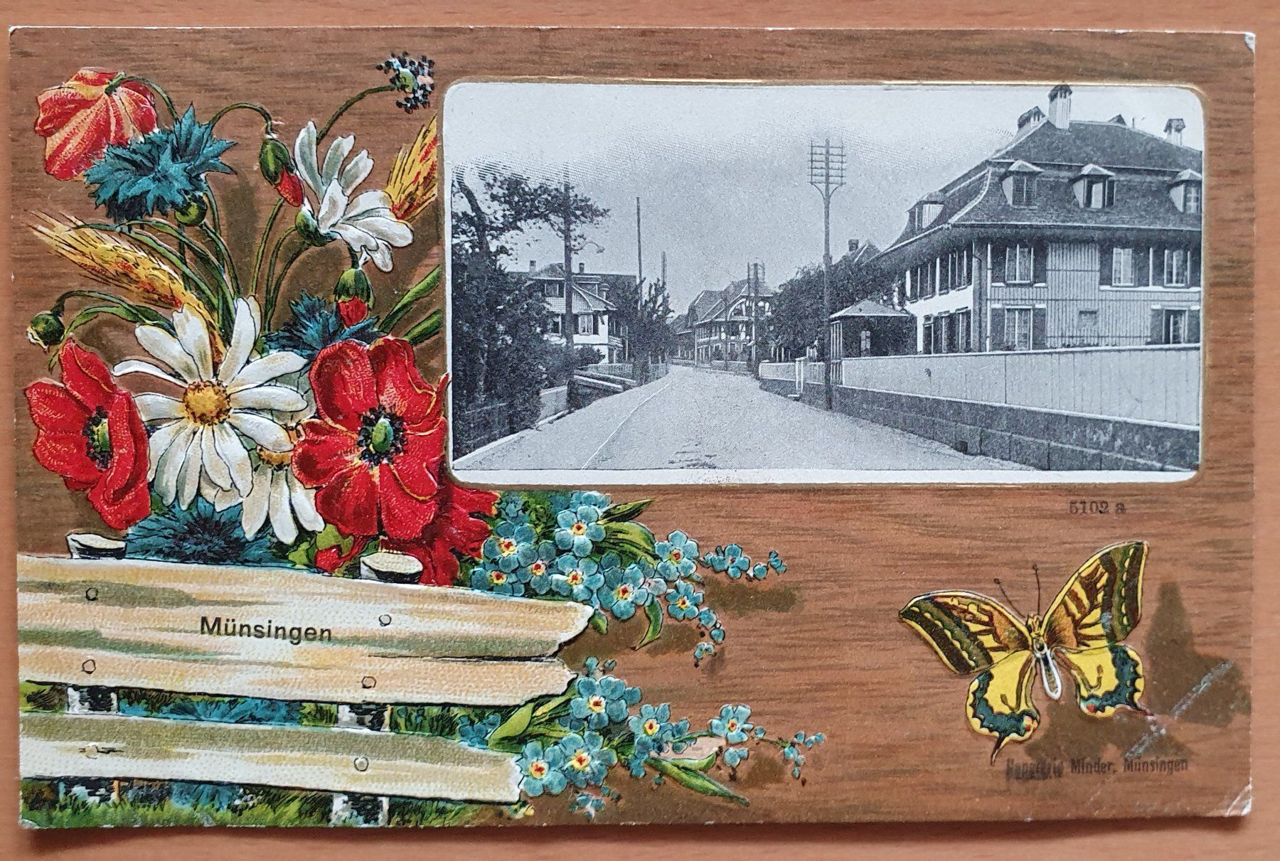 Cartoline postali: Münsingen - Prägekarte – Usato da Kreuzlingen venduto da Rschweiz1