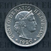 CHF___0.20 1920 stgl 20 Rappen