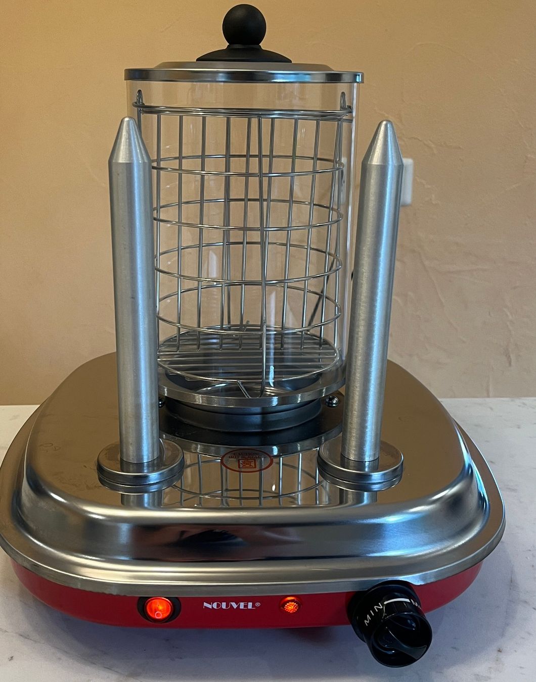 Elettrodomestici da cucina: Nouvel - Hot-Dog Machine Red with 2 Domes – Usato da Le Noirmont venduto da bouboun21 1
