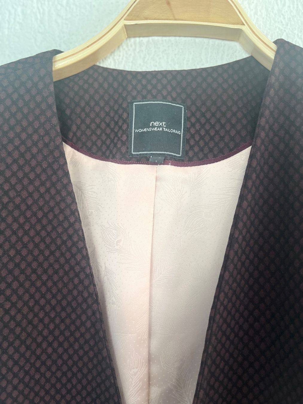 Next Giacche: Damen Blazer Next dunkelbraun gemustert – Usato da Horw venduto da Pem1278 3