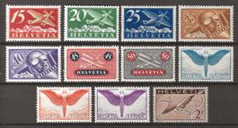 192330 : Flugpost Serie F3 - F13, postfrisch ** KP 1000.--
