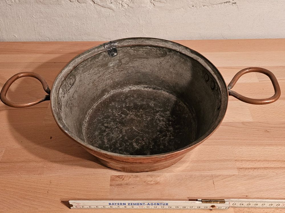 Kupfertopf ca. 20cm Durchmesser | Kaufen auf Ricardo