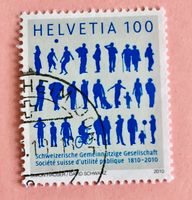 Nr.1354 mit Stempel 200 j.Schw.Gemeinn.Gesellschaft 2010   
