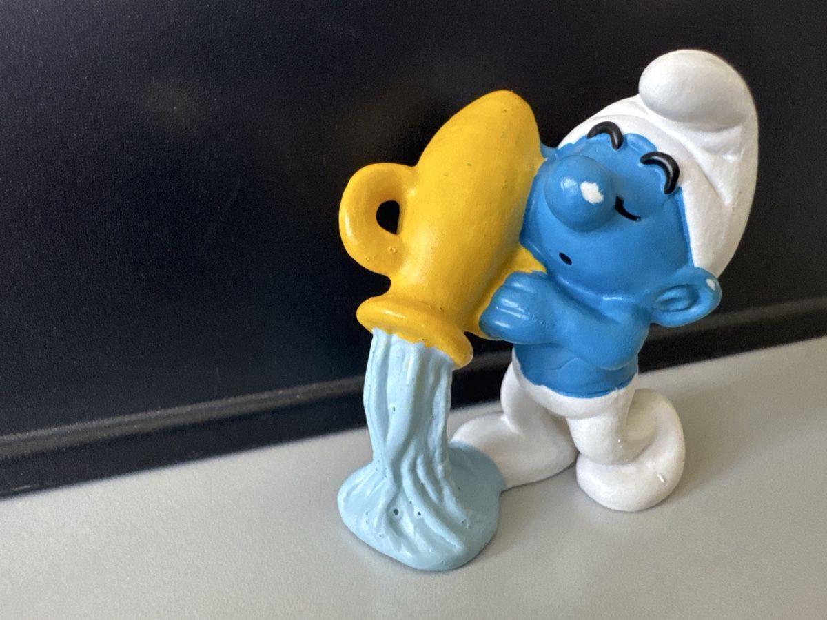 Schleich Statuette: Schlumpf Figur Schleich   – Usato da Zürich venduto da Smarties13 1