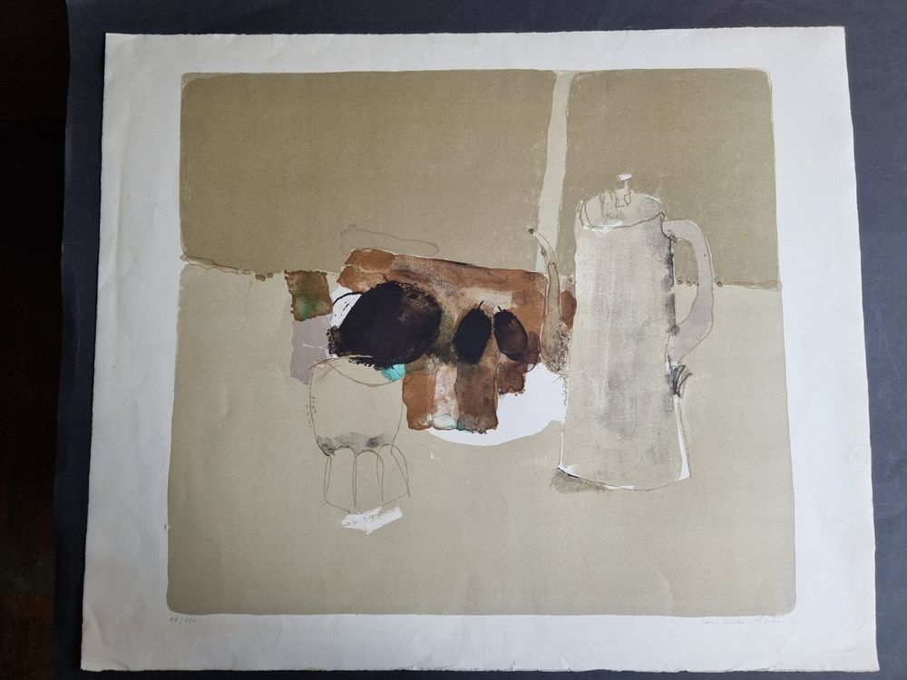 HANS-RUEDI SIEBER GROSSE LITHOGRAPHIE SIGNIERT NUMMERIERT 1