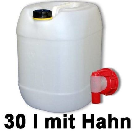 Bidon 30l Lot De 3 Bidons à Eau En Plastique 30 L Bleu DIN61