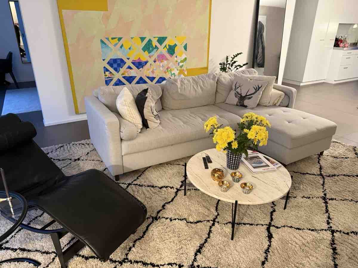 Ikea Sofas: Eck-/Bettsofa Stoff hellgrau – D'occasion à Zürich par mkl_9hl5 1