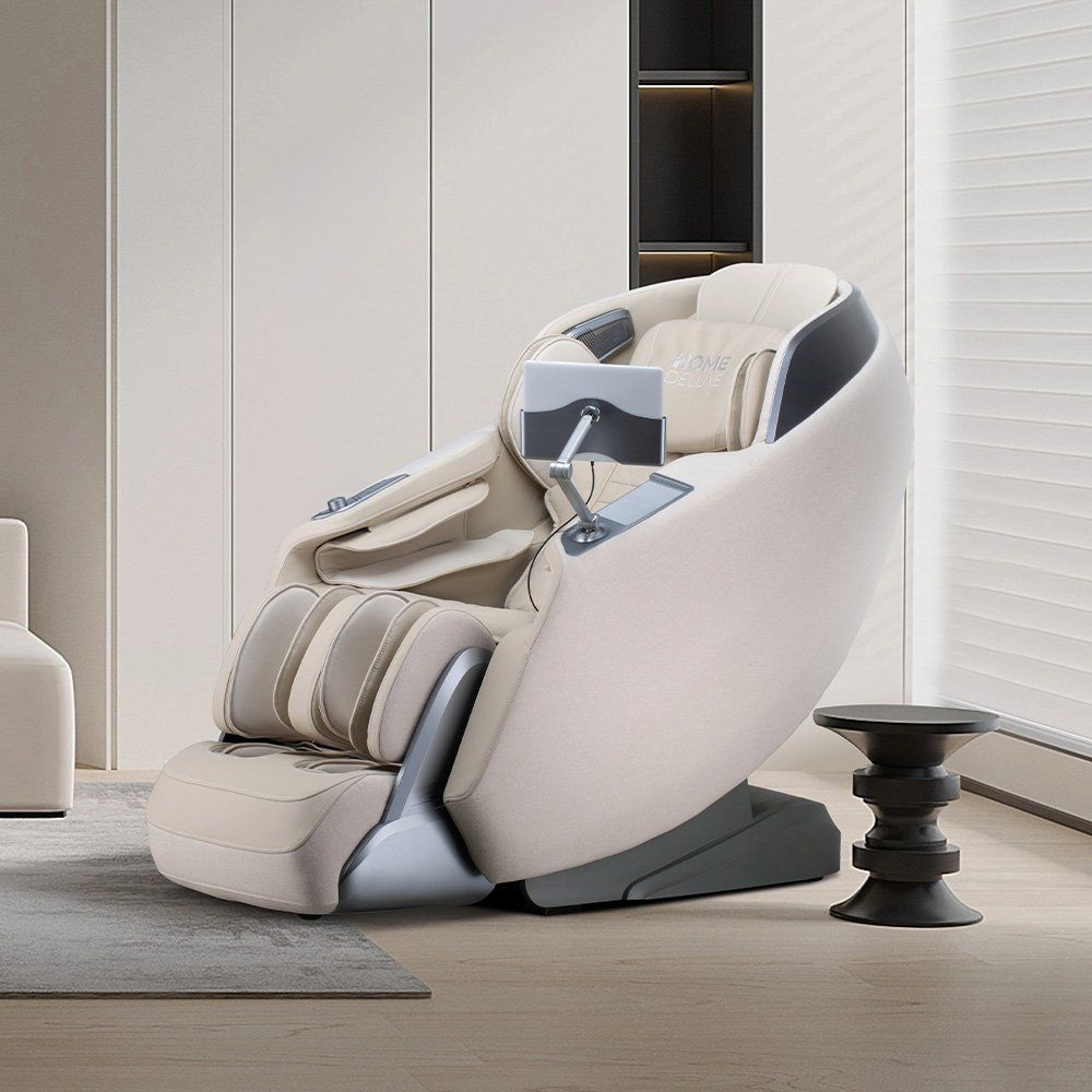 Massagegeräte: Massagesessel ARBON - Beige - 4D-Mechanismus – Neu und originalverpackt aus Wallenwil von toesstal-vertrieb