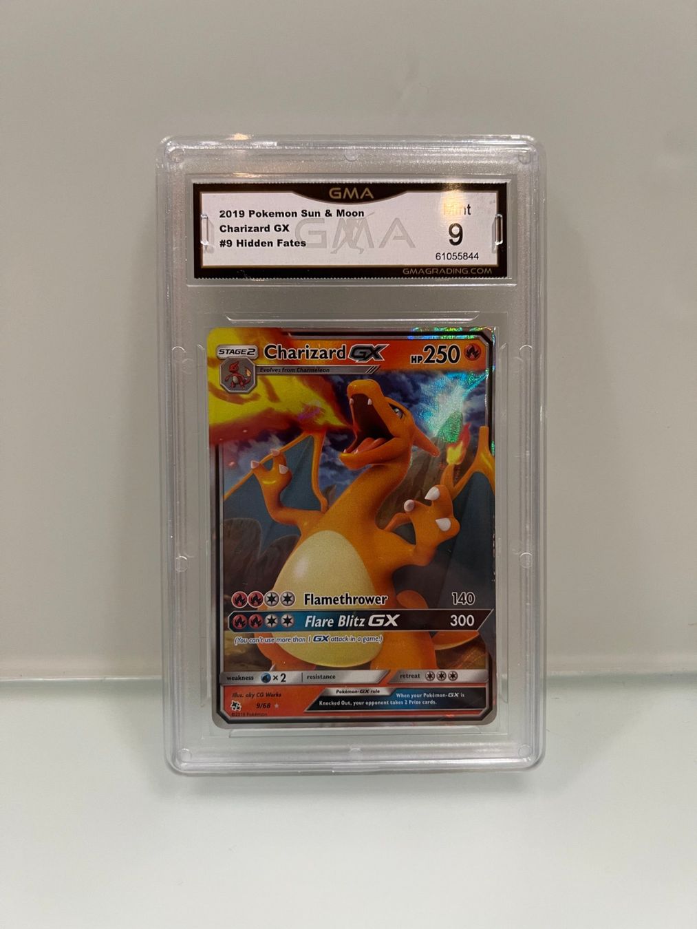 Pokémon Carte collezionabili: Charizard GX #9 Hidden Fates - Graded 9 MINT – Usato da Canobbio venduto da Polimind